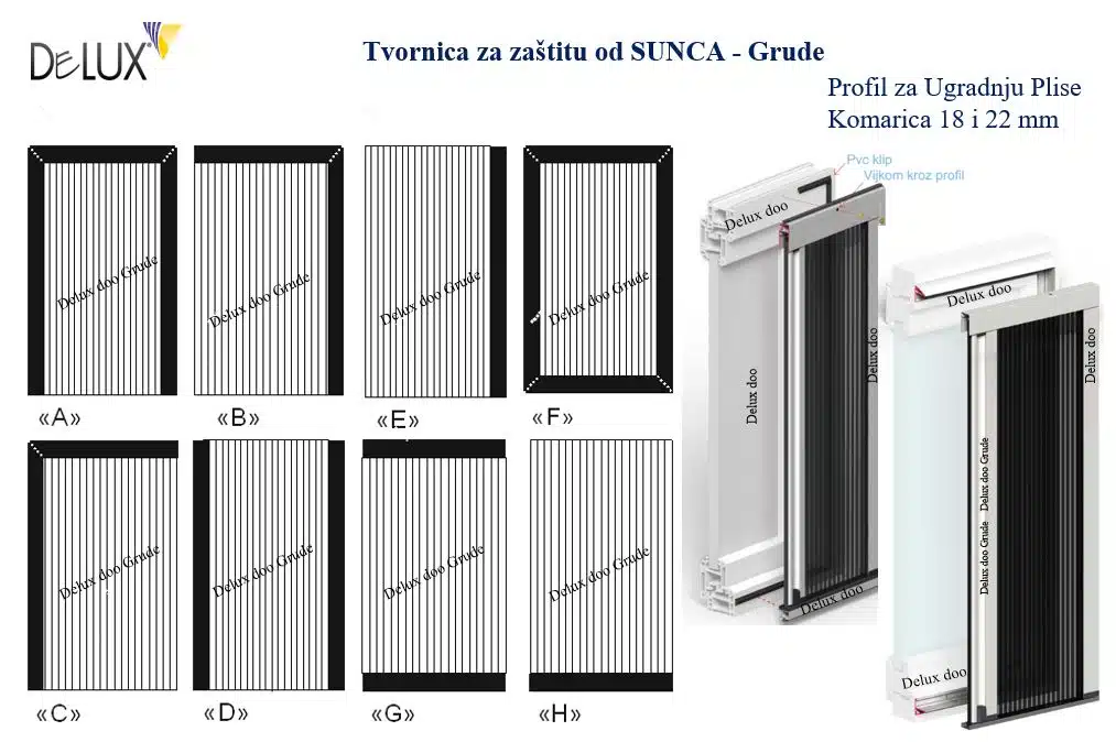 Delux-Komarice-Profil-Za-Ugradnju-Tipovi - delux.ba