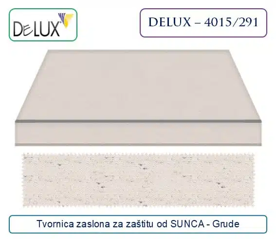 Platno za tende – bež materijal sa sitnim tačkicama za zaštitu od sunca, Delux 4015/291