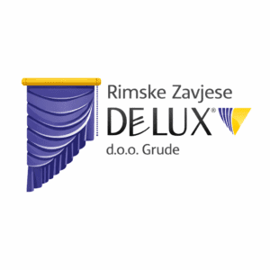 Ljubičaste rimske zavjese s dekorativnim naborima – DELUX d.o.o. Grude